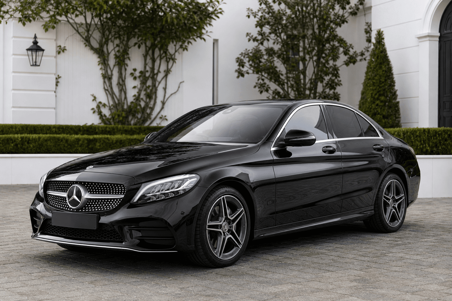 Premium Mercedes C-Class listing image showing the sort of clean photography sellers can upload